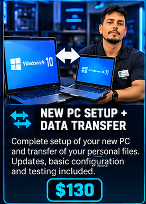 New PC Setup + Data Transfer